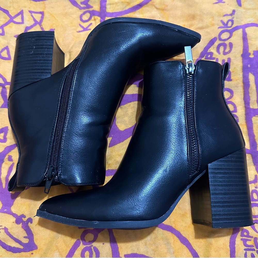 Black booties
